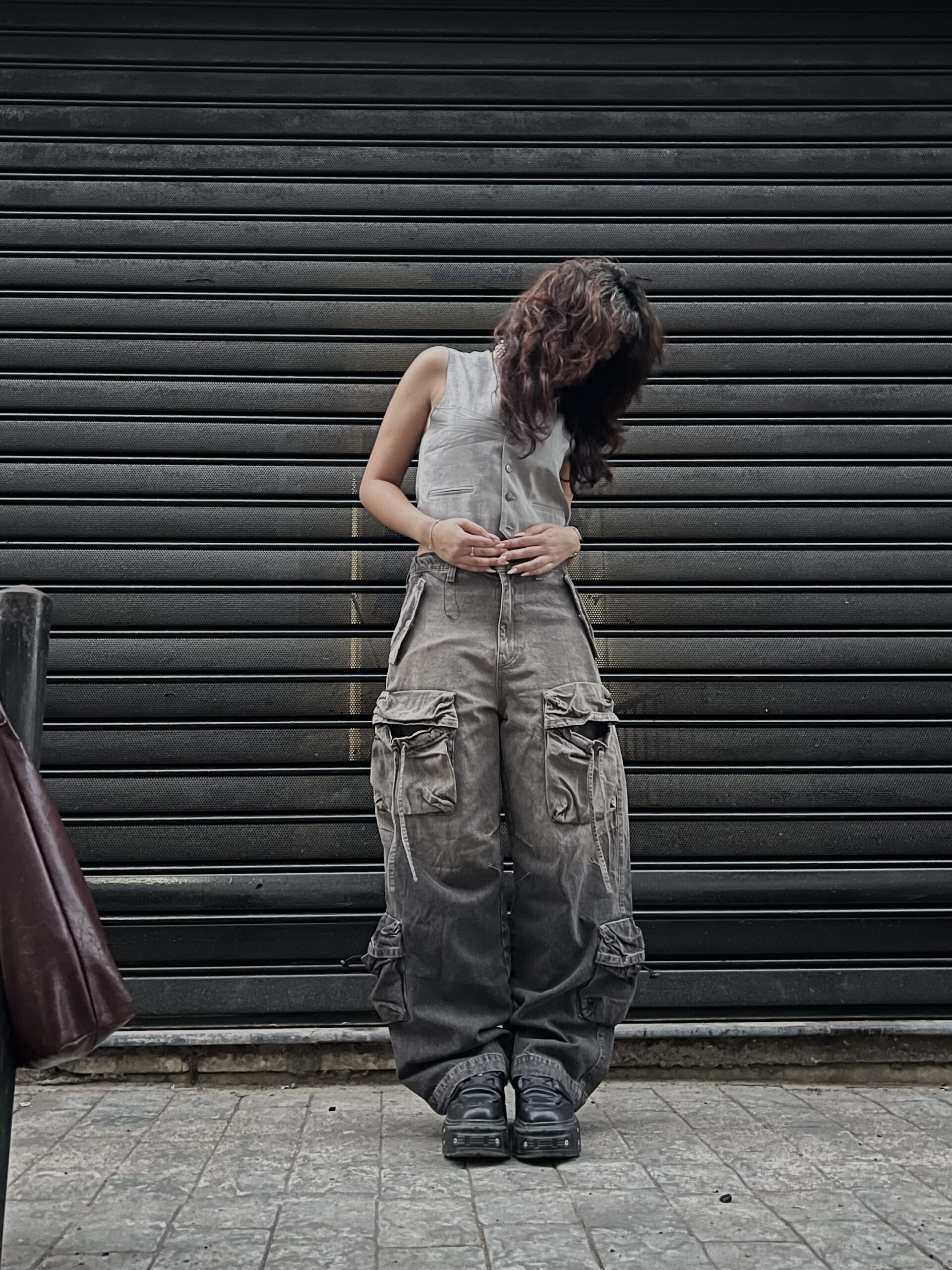 • SUPER BAGGY DIRTY WASHED CARGO UNIQUE