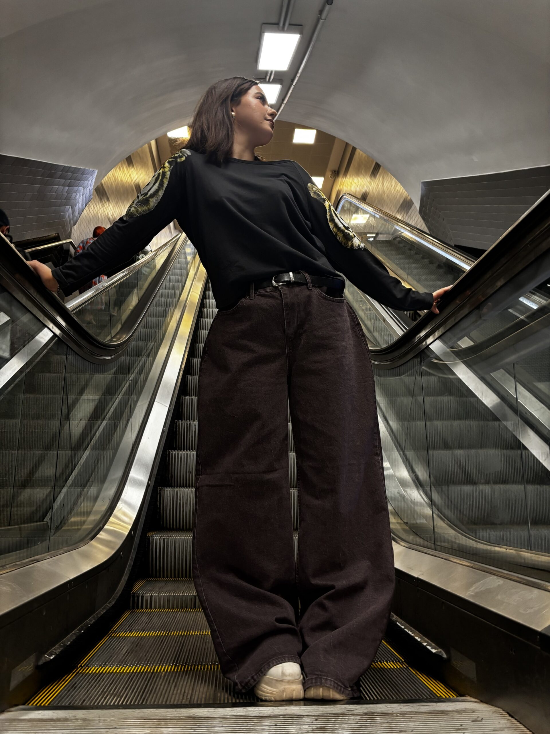 Super baggy brown high quality jeans