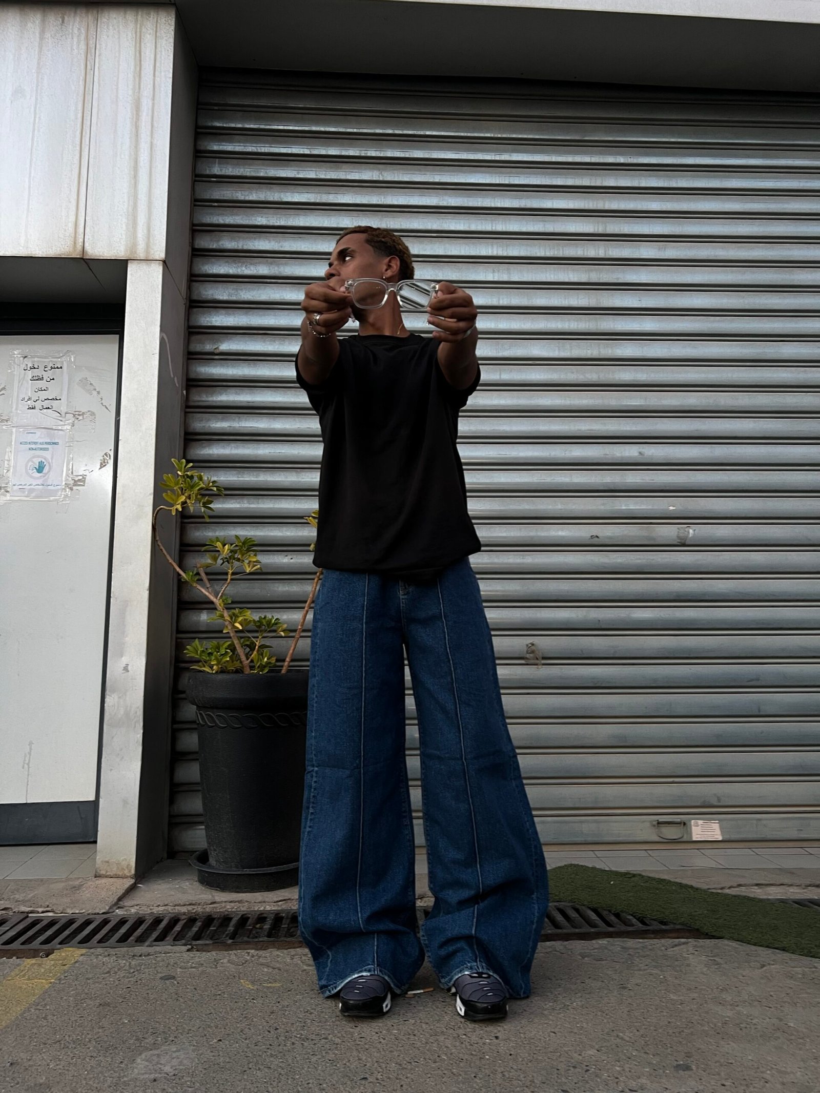 SUPER BAGGY STRIPERS DARK BLUE